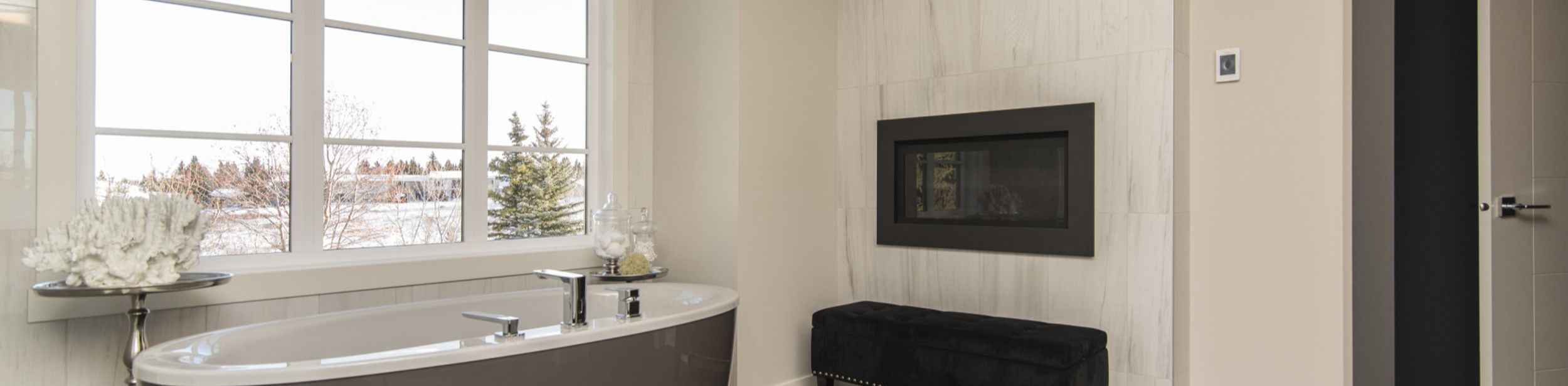 modern bathroom renovation with clean finishes